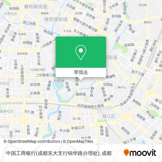 中国工商银行(成都东大支行锦华路分理处)地图