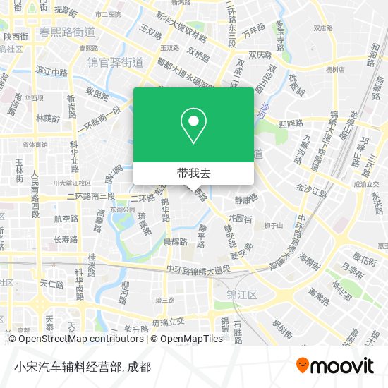 小宋汽车辅料经营部地图