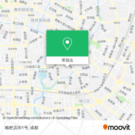 糍粑店街1号地图
