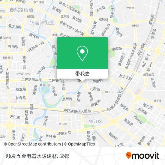 顺发五金电器水暖建材地图