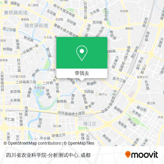 四川省农业科学院-分析测试中心地图