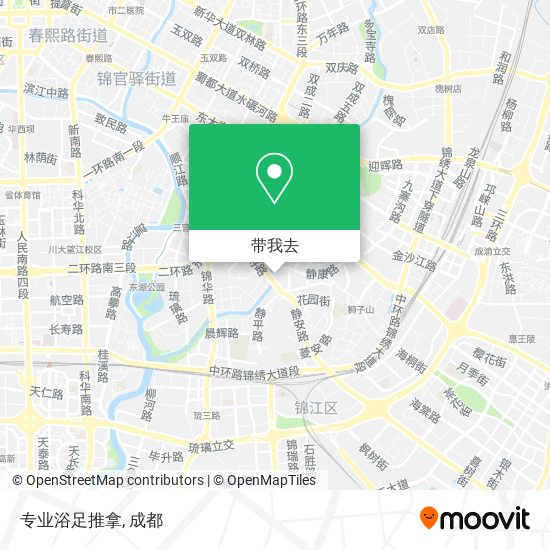 专业浴足推拿地图