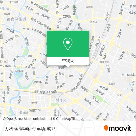 万科·金润华府-停车场地图