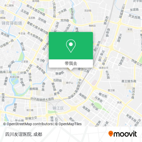 四川友谊医院地图