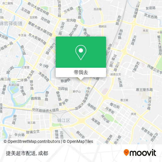 捷美超市配送地图