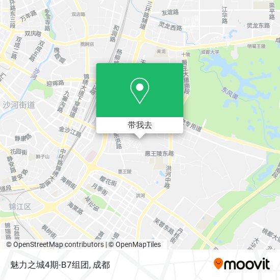 魅力之城4期-B7组团地图