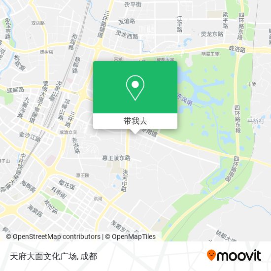 天府大面文化广场地图
