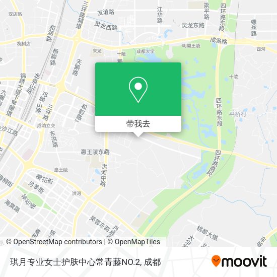 琪月专业女士护肤中心常青藤NO.2地图