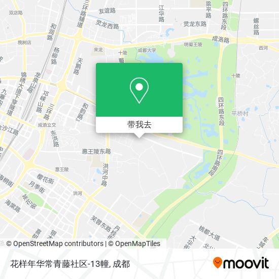 花样年华常青藤社区-13幢地图