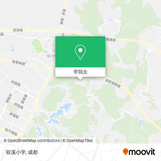 双溪小学地图