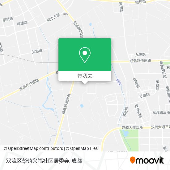 双流区彭镇兴福社区居委会地图