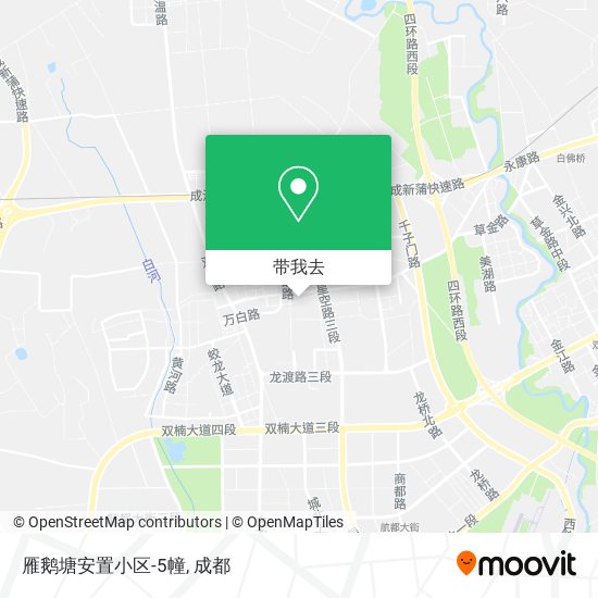 雁鹅塘安置小区-5幢地图