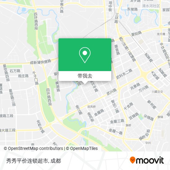 秀秀平价连锁超市地图