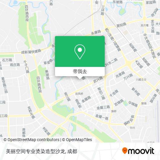 美丽空间专业烫染造型沙龙地图