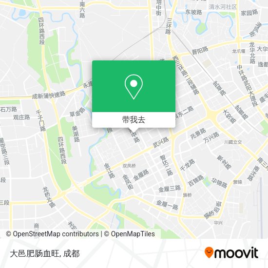 大邑肥肠血旺地图
