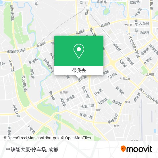 中铁隆大厦-停车场地图