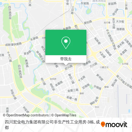 四川宏业电力集团有限公司非生产性工业用房-3栋地图