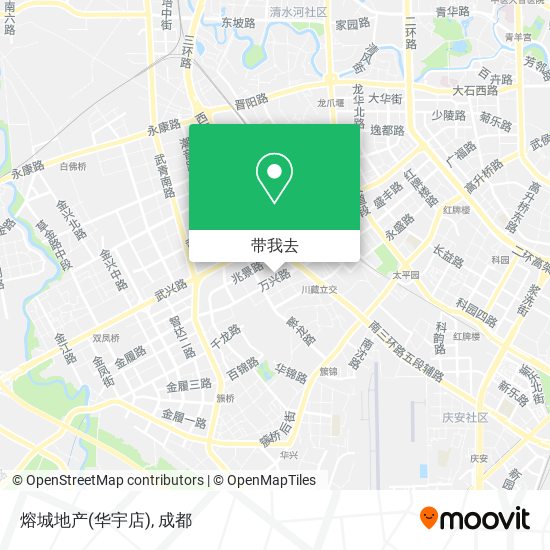 熔城地产(华宇店)地图