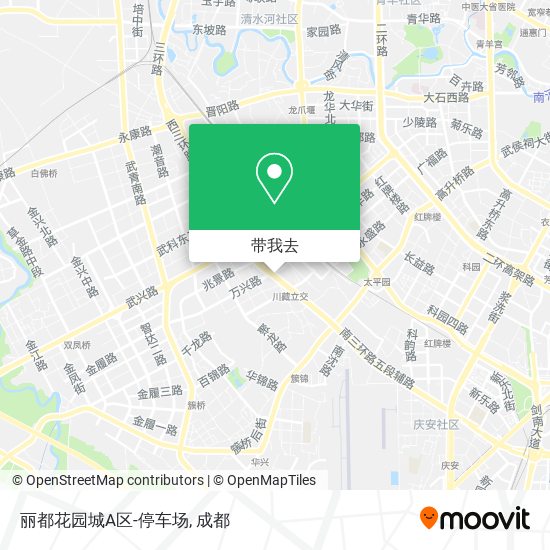 丽都花园城A区-停车场地图
