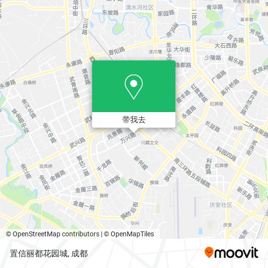 置信丽都花园城地图
