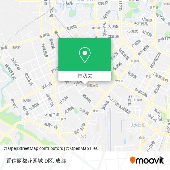 置信丽都花园城-D区地图