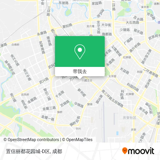 置信丽都花园城-D区地图