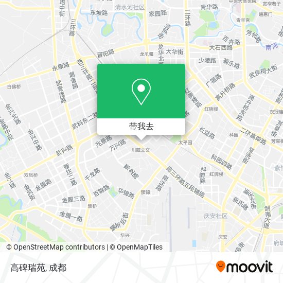 高碑瑞苑地图
