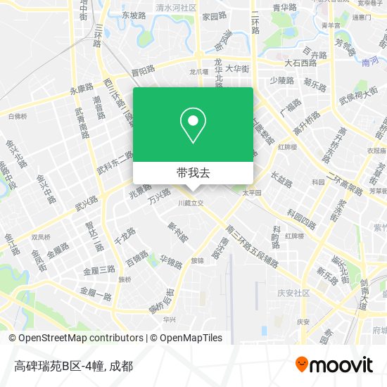 高碑瑞苑B区-4幢地图