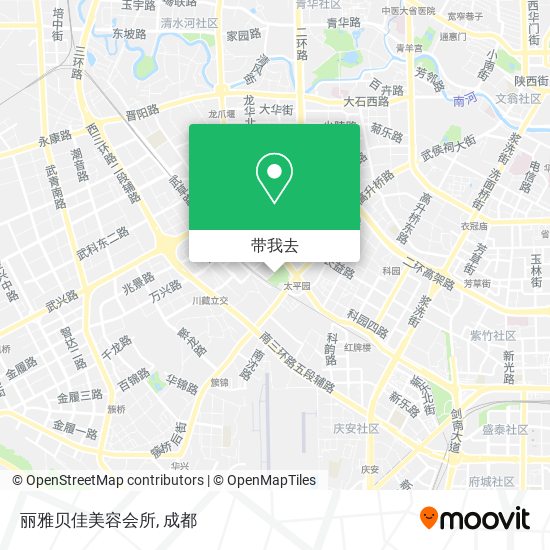 丽雅贝佳美容会所地图