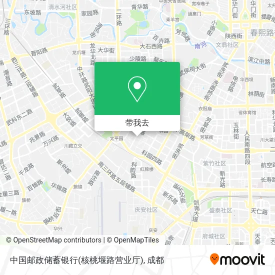 中国邮政储蓄银行(核桃堰路营业厅)地图