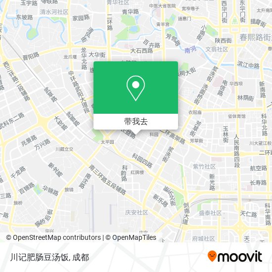 川记肥肠豆汤饭地图