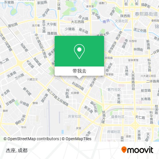 杰座地图