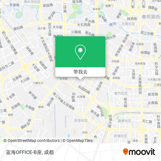 蓝海OFFICE-B座地图