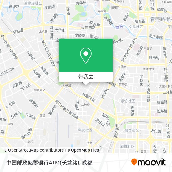 中国邮政储蓄银行ATM(长益路)地图