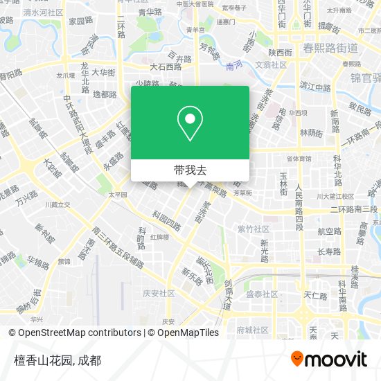 檀香山花园地图
