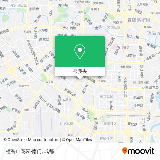 檀香山花园-南门地图