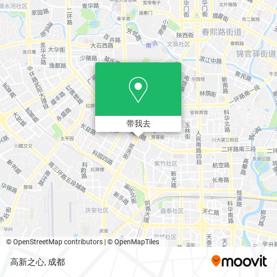 高新之心地图