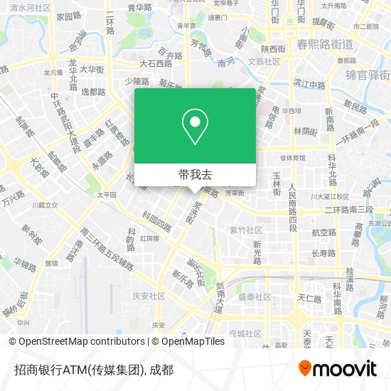 招商银行ATM(传媒集团)地图
