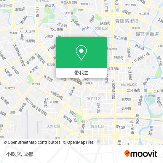 小吃店地图