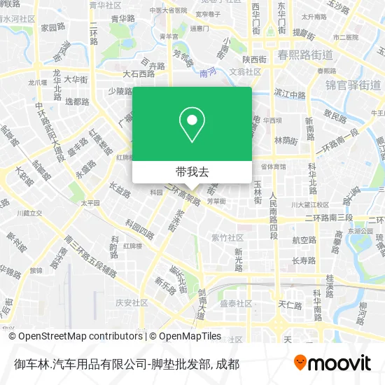 御车林.汽车用品有限公司-脚垫批发部地图