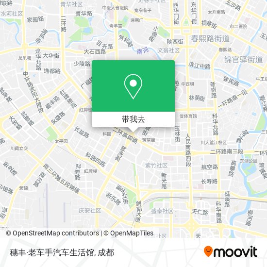 穗丰·老车手汽车生活馆地图
