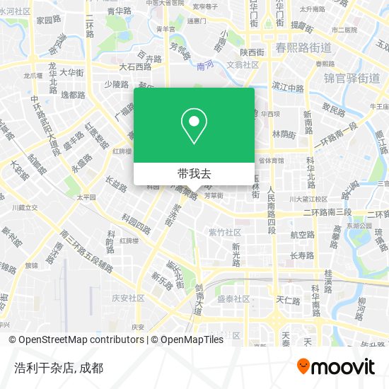 浩利干杂店地图