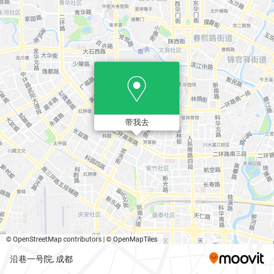 沿巷一号院地图