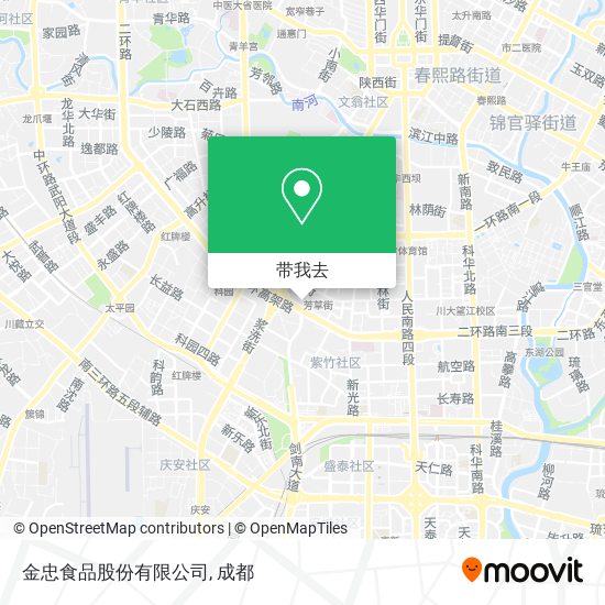 金忠食品股份有限公司地图