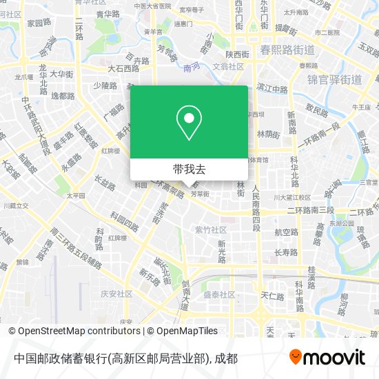 中国邮政储蓄银行(高新区邮局营业部)地图