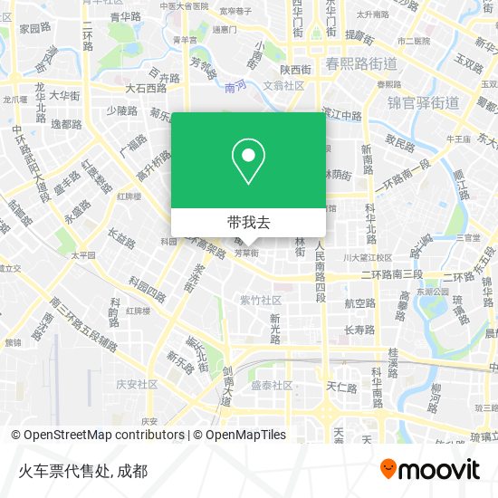 火车票代售处地图