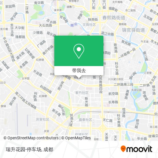 瑞升花园-停车场地图