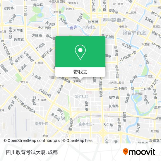 四川教育考试大厦地图