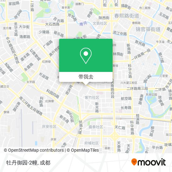 牡丹御园-2幢地图
