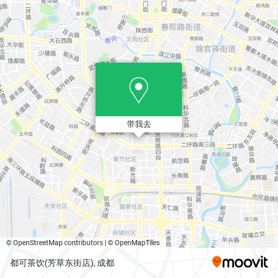 都可茶饮(芳草东街店)地图